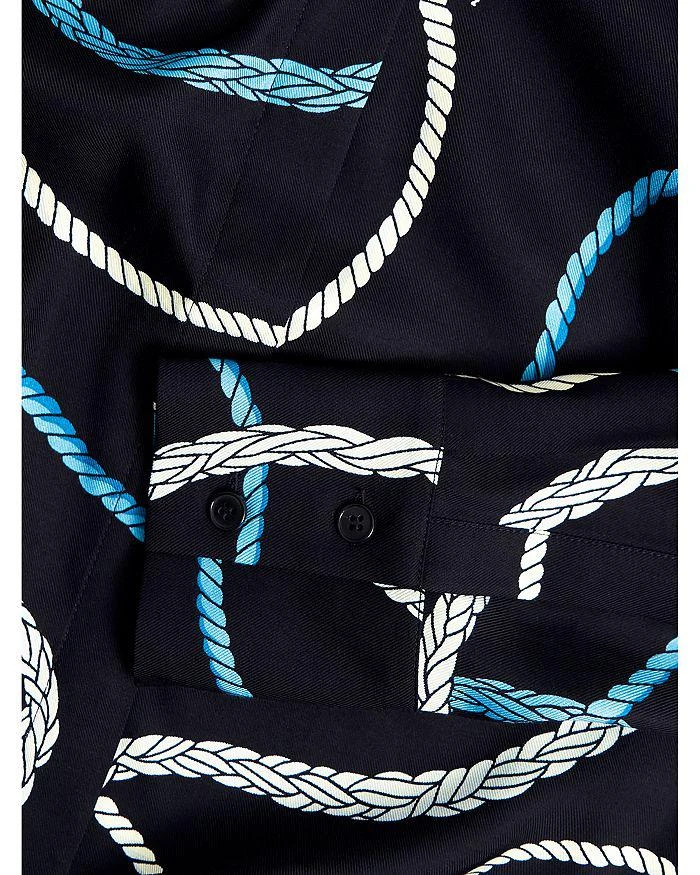 HOBBS LONDON Raya Rope Print Blouse 8