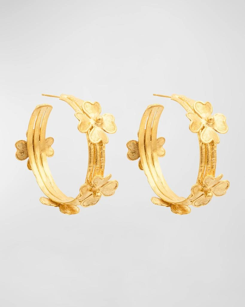 Sylvia Toledano Lucky Liz Hoop Earrings 1