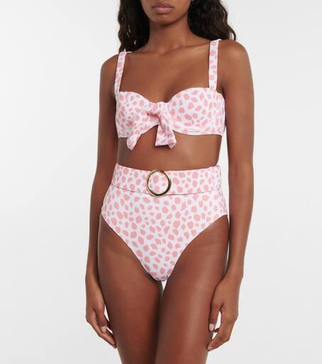 Alexandra Miro Clara printed bikini top