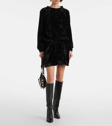 Isabel Marant Dabia velvet top 2