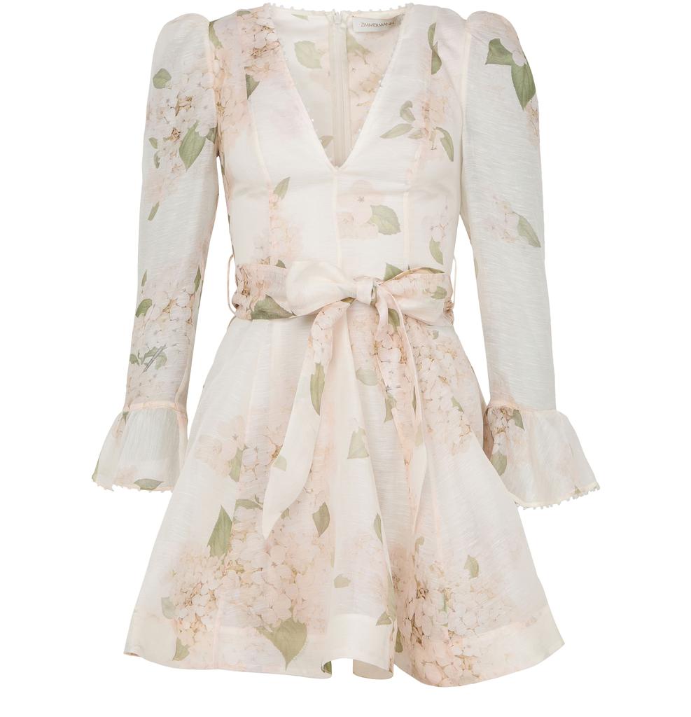 Zimmermann Balance long sleeves mini dress