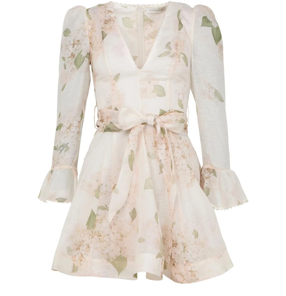 Zimmermann Balance long sleeves mini dress 2