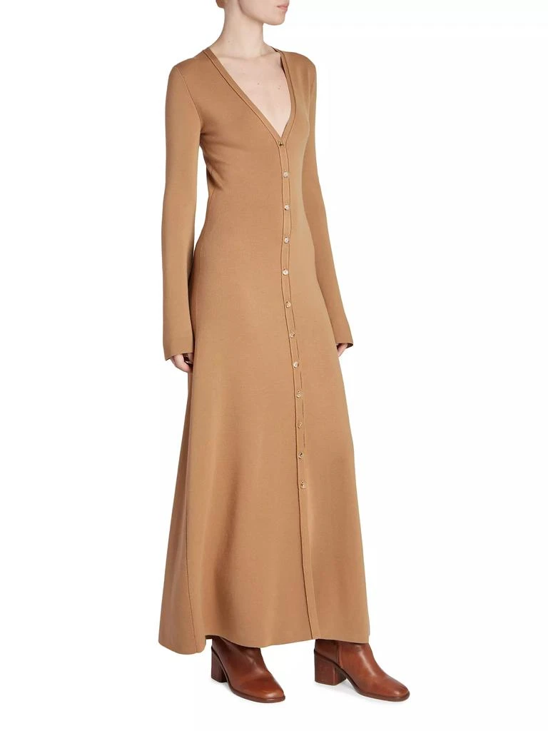 Chloé Knit Long-Sleeve Maxi Dress 4