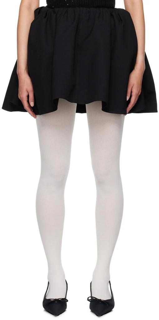 Shushu/Tong Black Bowknots Miniskirt 1