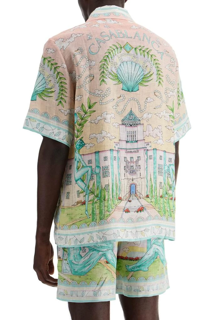 Casablanca short-sleeved linen shirt for men 3