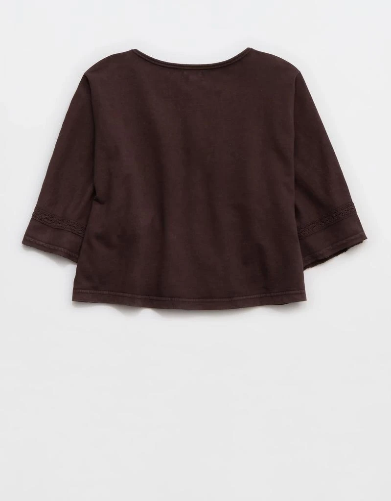 Aerie Aerie Short Sleeve Crochet Cardigan 4