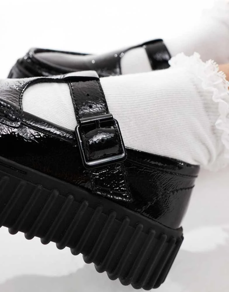 Clarks Clarks Patent Torhill Bar in black 4