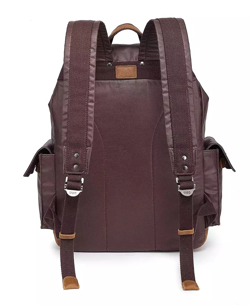 TSD BRAND Urban Light Traveller Canvas Backpack 4