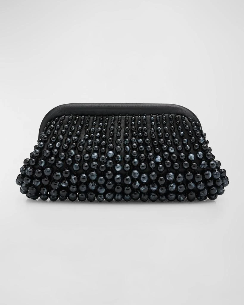 Cult Gaia Nia Beaded Leather Clutch Bag 1
