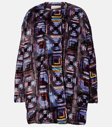 Isabel Marant Doriane printed puffer coat 1