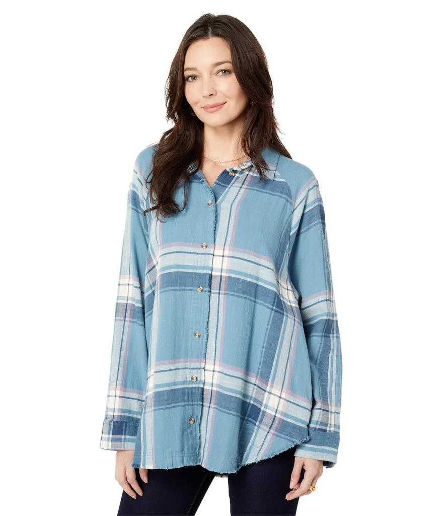 Lucky Brand Tunic Plaid Shirt 1