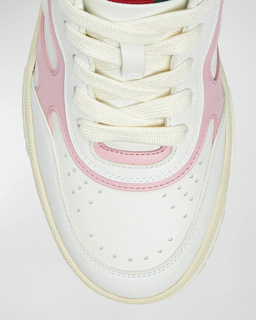 Gucci Bicolor Web Low-Top Sneakers 4