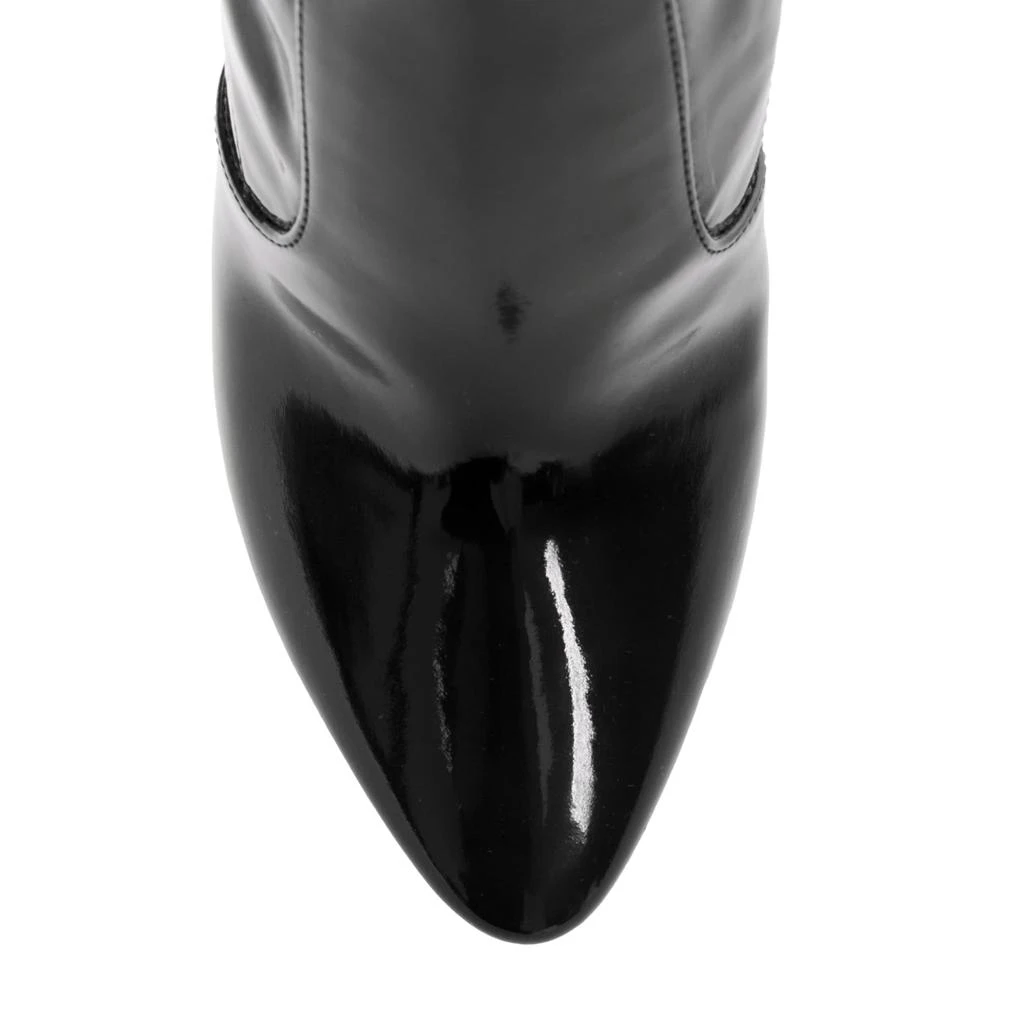 Yves Saint Laurent Aylah vinyl thigh high boots 6