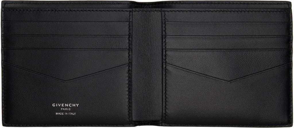 Givenchy Black Grained Leather Wallet 3
