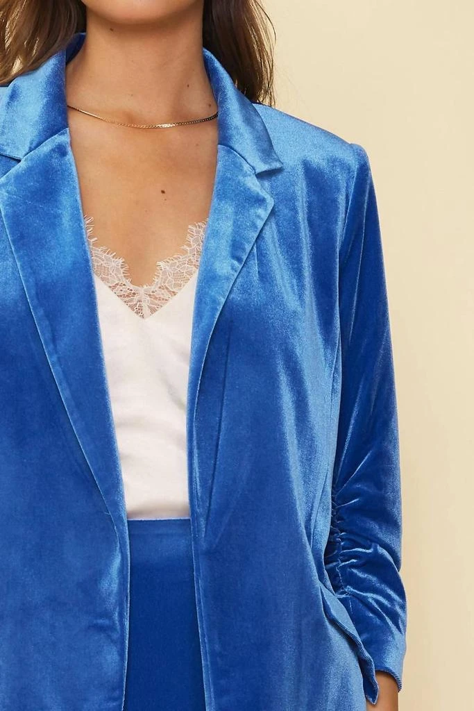 SKIES ARE BLUE Skies Are Blue - Gina Velvet Blazer