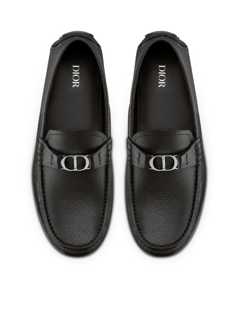 【DIOR】ODEON LOAFERS Dior Odéon Loafer Ebony Grained Calfskin | DIOR