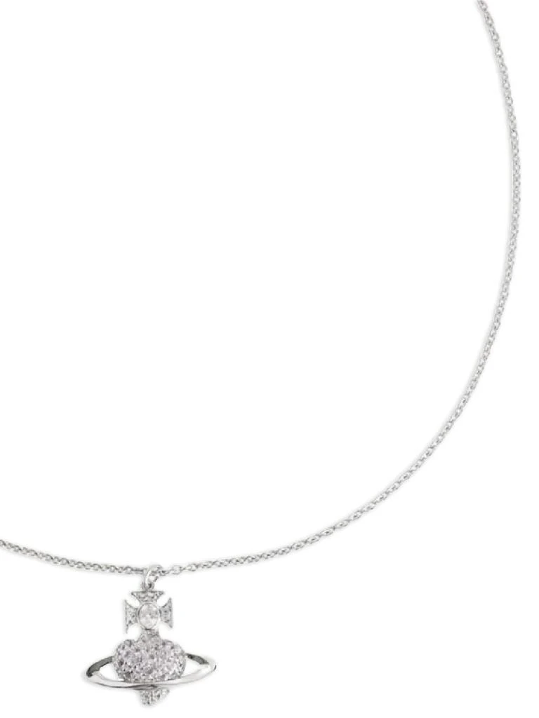 Vivienne Westwood Silver-tone Necklace with Orb Pendant 2