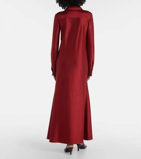 Jil Sander Satin shirt dress 3