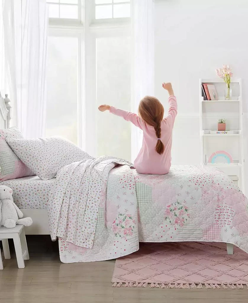 Laura Ashley Ellyn Reversible 3 Piece Quilt Set 5