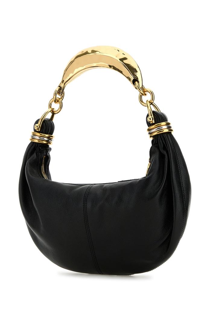 Chloé Black leather small Bracelet Hobo shoulder bag