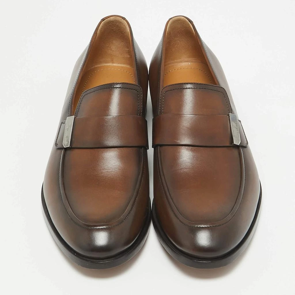 Berluti Berluti Brown Leather Penny Loafers Size 40.5 3