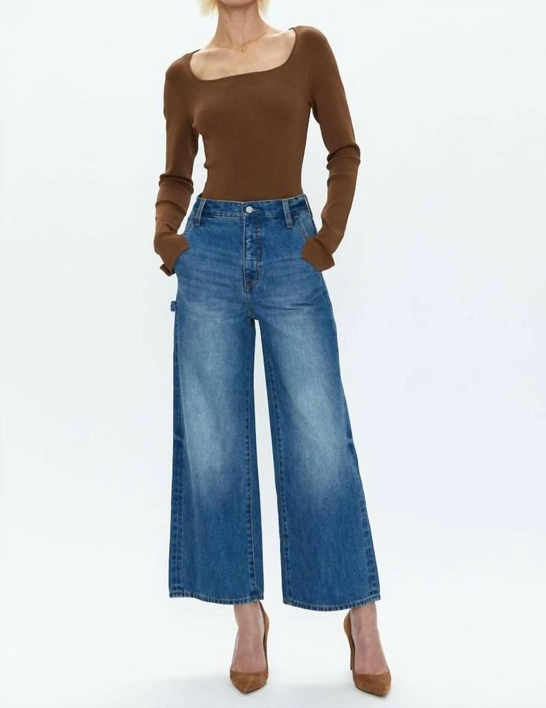PISTOLA Pistola - Loretta Utility High Rise Wide Leg Ankle Jeans 4