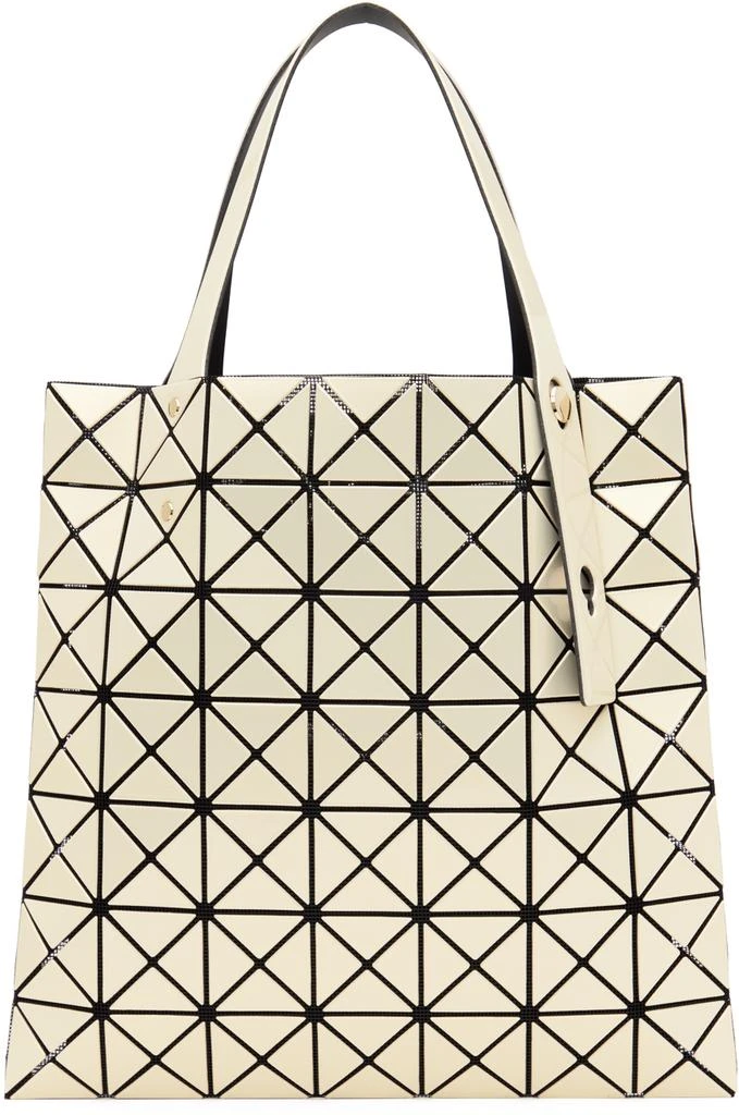 Issey Miyake Beige Prism Tote 1