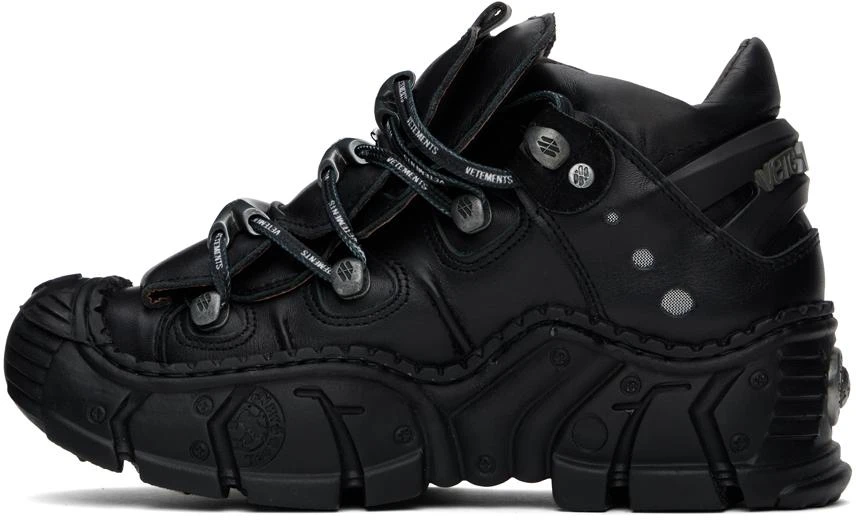 Vetements Black New Rock Edition Race Sneakers 3