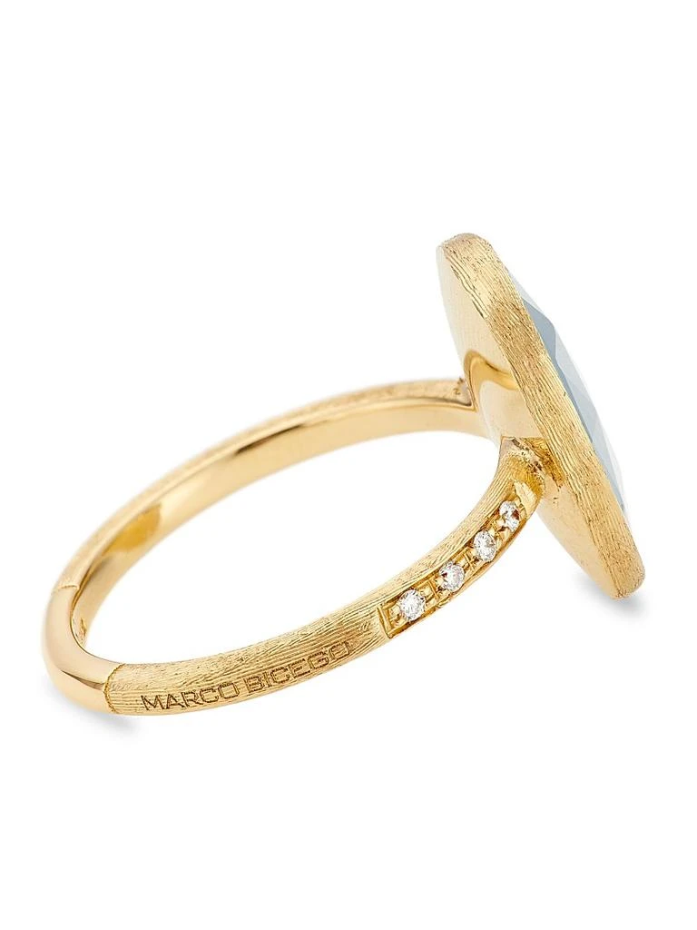 Marco Bicego Siviglia 18K Yellow Gold, Aquamarine 
0.06 TCW Diamond Ring 4