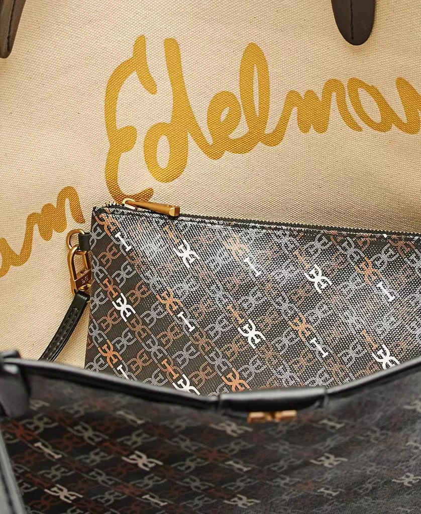 Sam Edelman Harper Large Monogram Black Shopper 3