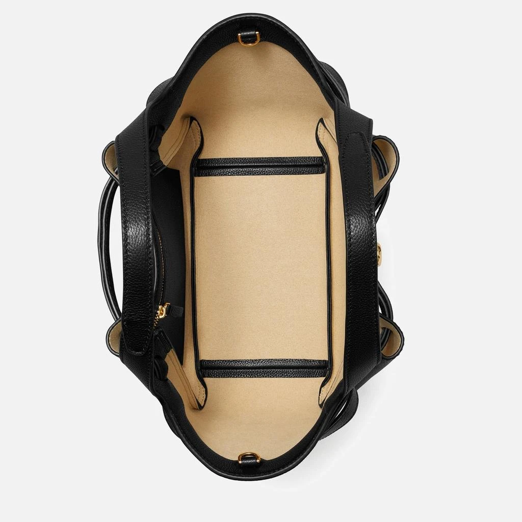 Tory Burch Tory Burch Romy Pebble-Grain Leather Satchel 4