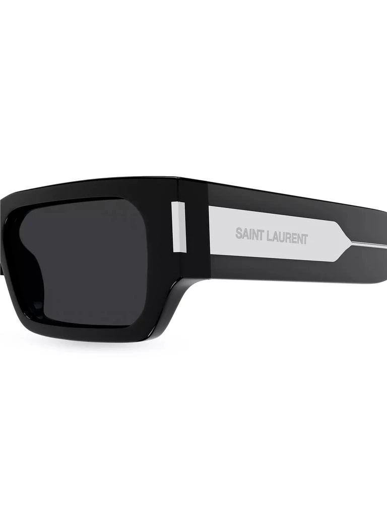 Yves Saint Laurent Naked Wirecore 54MM Rectangular Sunglasses 3