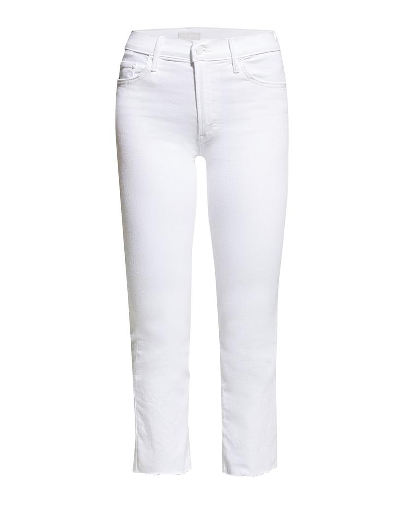 MOTHER The Insider Crop Step Fray Jeans