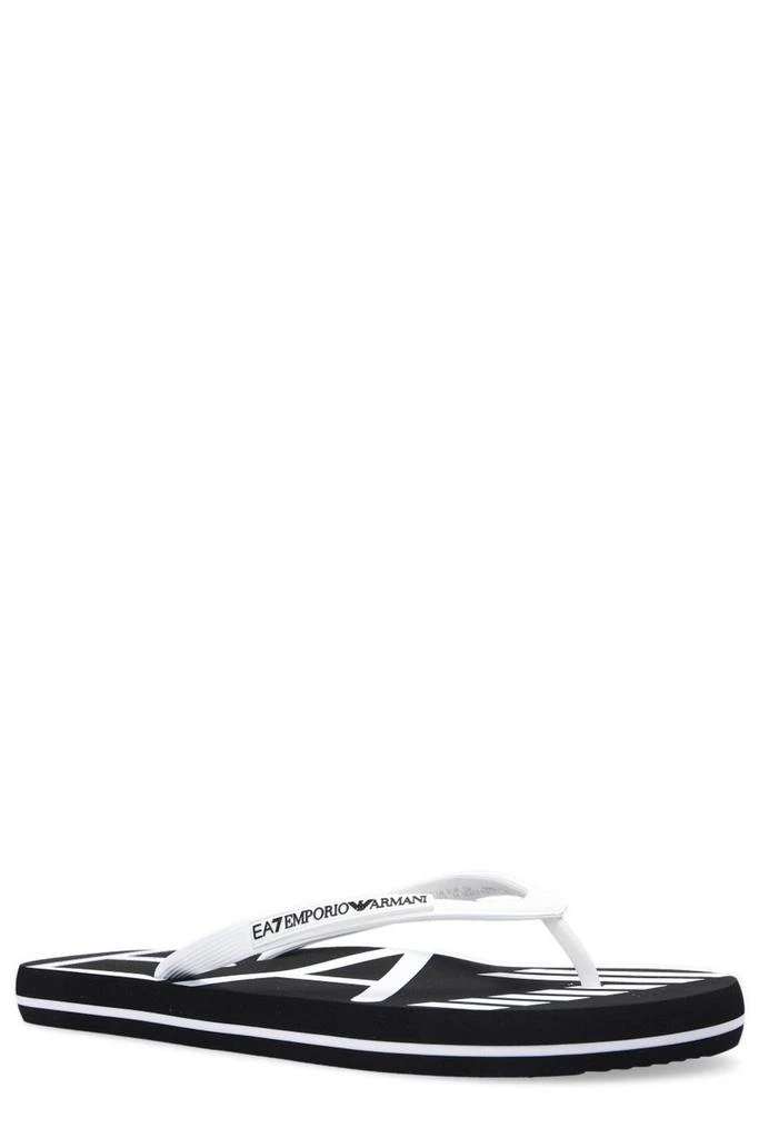 Emporio Armani Ea7 Emporio Armani Logo-Printed Slip-On Flip Flops 2