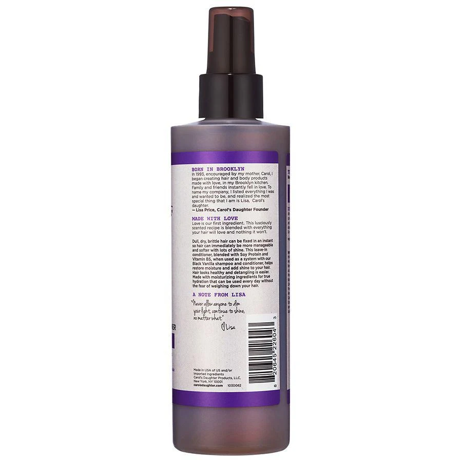Carol's Daughter Leave In Conditioner For Dry, Dull or Brittle Hair Black Vanilla 2