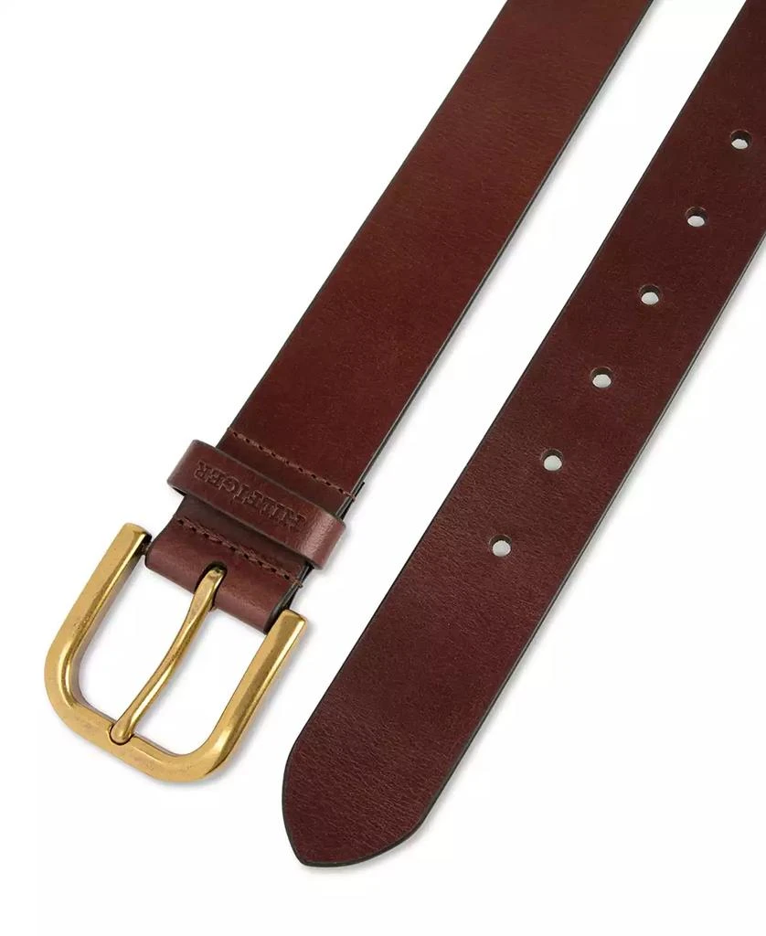 Tommy Hilfiger Men's Genuine Leather Raw Edge Casual Jean Belt 9