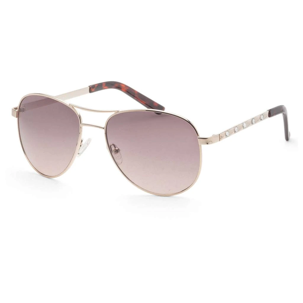 GUESS Guess Factory Women's Gold Aviator Sunglasses 1