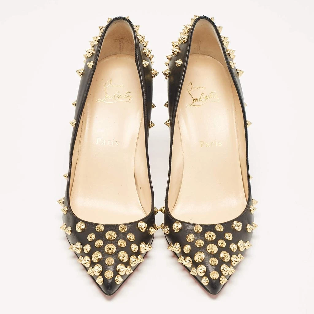 Christian Louboutin Christian Louboutin Black Leather Aimantaclou Pumps Size 38 3