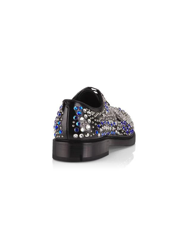 Prada Studded Leather Oxfords 3
