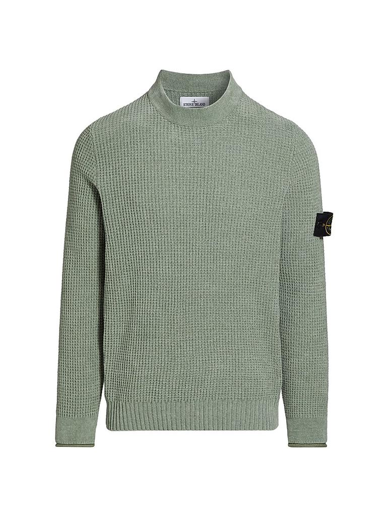 Stone Island Cotton sweatshirt with logo embroidery on the
