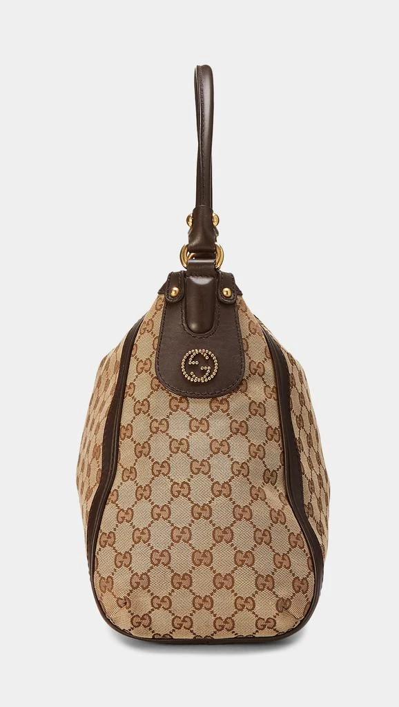 What Goes Around Comes Around Gucci Canvas Scarlett Medium Hobo Bag 3