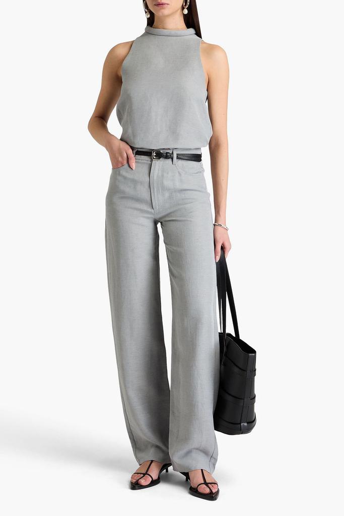 Loulou Studio Peran slub woven straight-leg pants