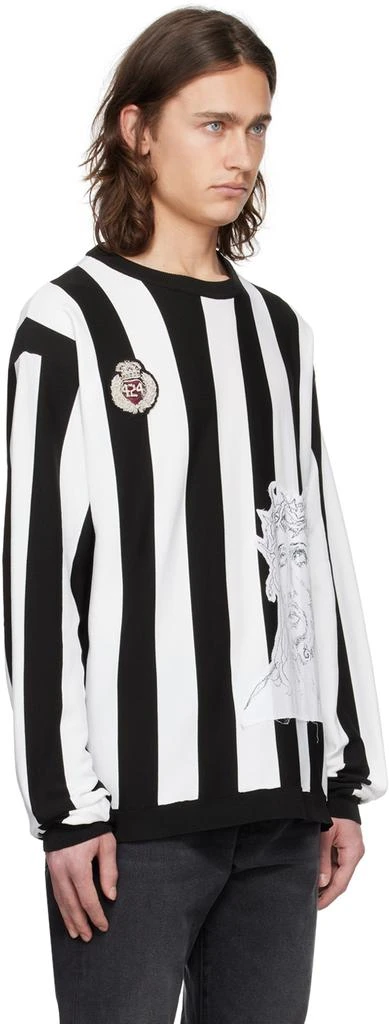 424 Black & White Striped Sweater 2