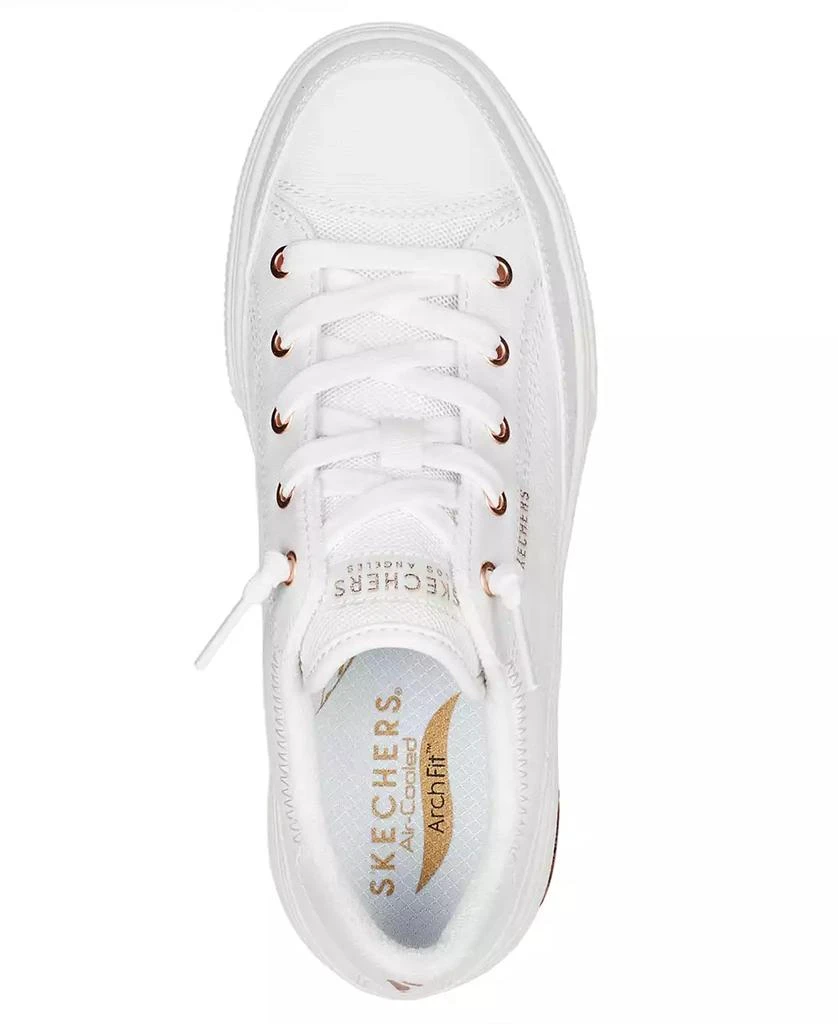 SKECHERS Women's Street Arch Fit Arcade - Meet Ya There Arch Support Casual Sneakers from Finish Line 6