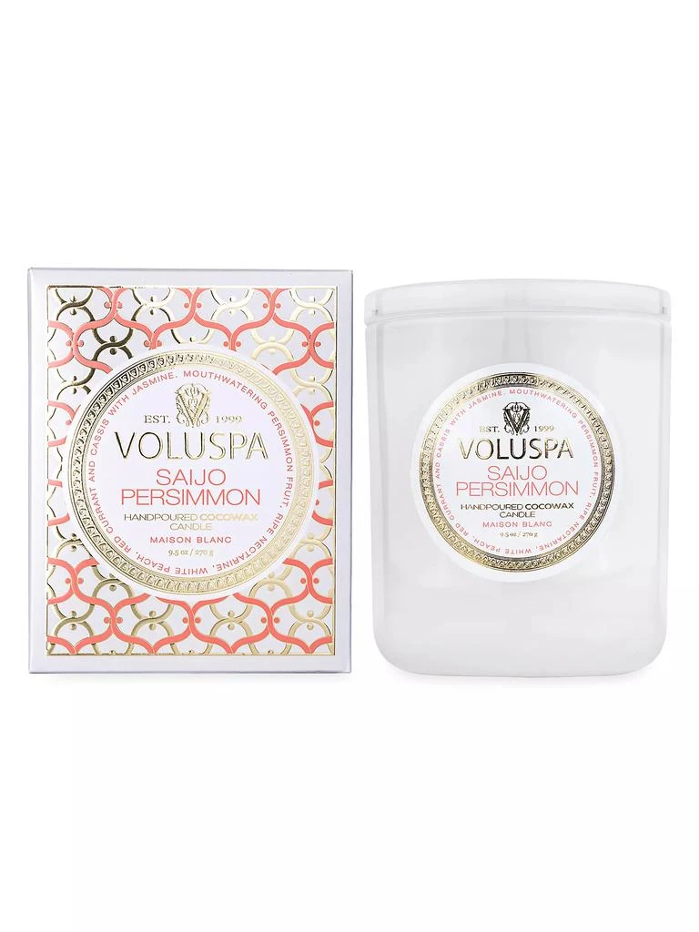 Voluspa Saijo Persimmon Boxed Classic Candle 2