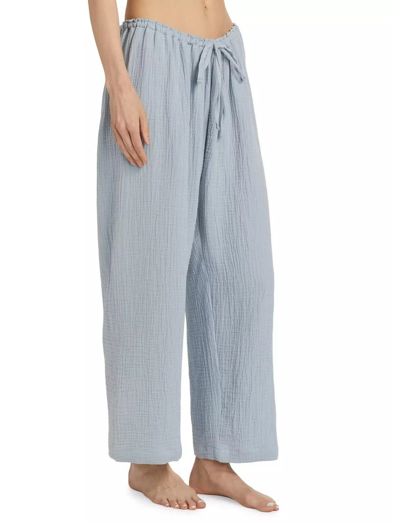 Pour Les Femmes Angel Cotton Gauze Long 2-Piece Pajama Set 4