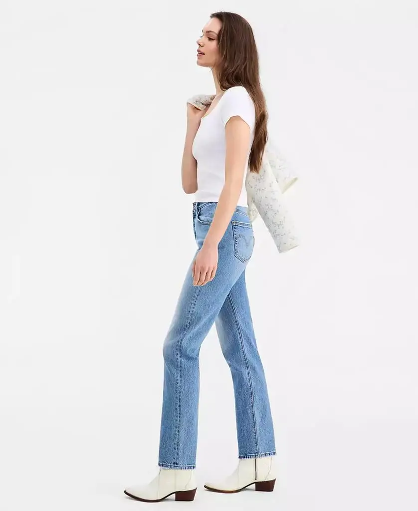 Levi's Women's 501 Curve High-Rise Straight-Leg Jeans 6