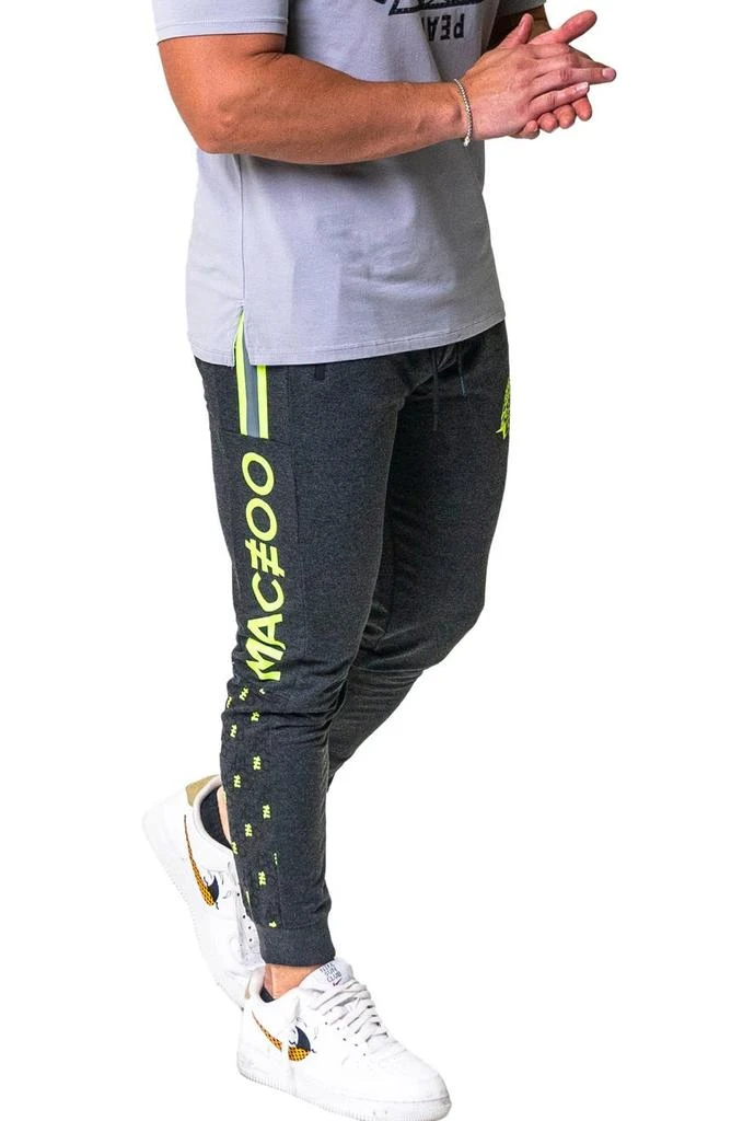 Maceoo Monogram Stretch Cotton Joggers 4