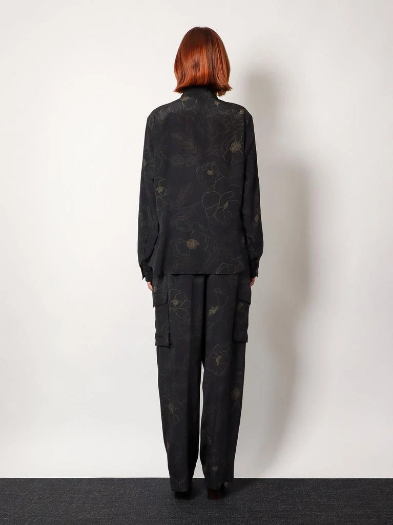 Dries Van Noten Silk cargo trouser 3