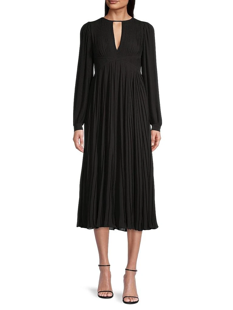 Michael Kors Plissé-Pleated Midi-Dress 2